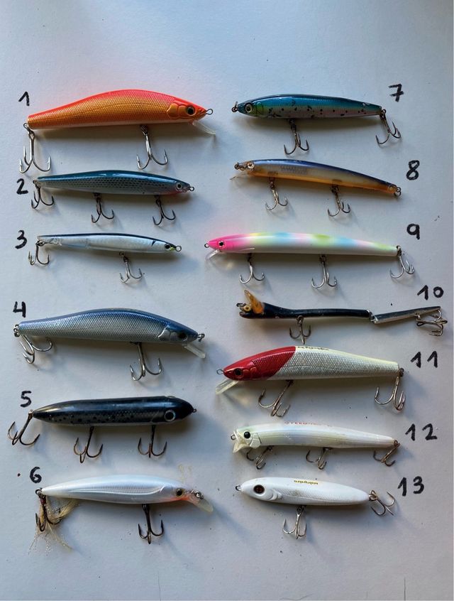 Señuelos de Pesca Variados