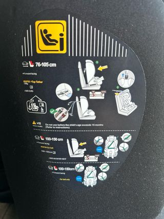 Silla coche Kikka Boo Isofix casi nueva