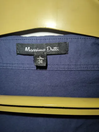 Camisa Massimo Dutti Azul Talla L