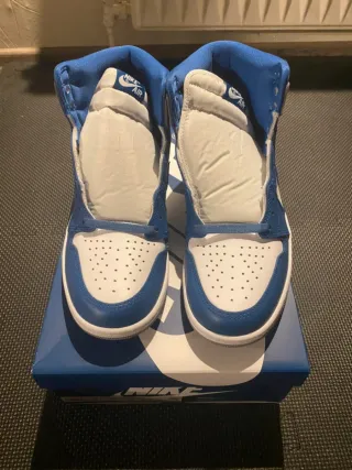 Jordan 1 Talla 44 Azul Gris Blanco