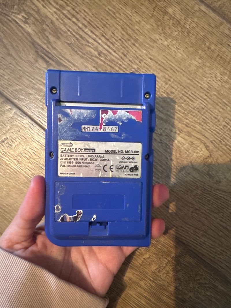 Game Boy Pocket Azul - Para Reparar afbeelding 2