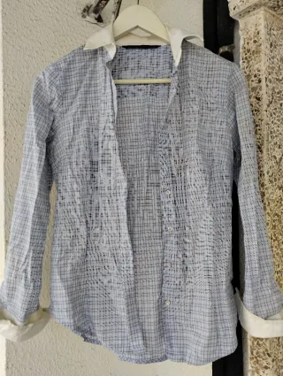 Camisa cuadros mujer talla M