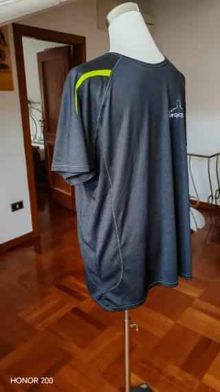 Maglietta sportiva uomo nera Team Giordano