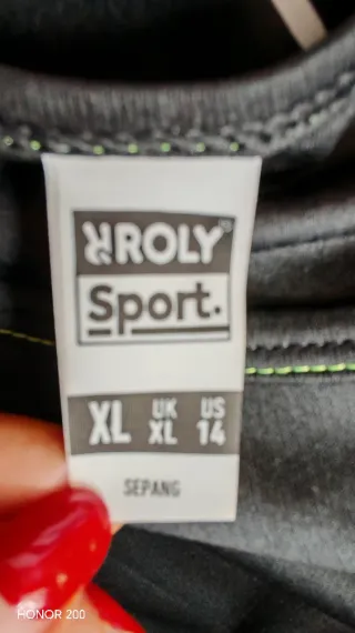 Maglietta sportiva uomo nera Team Giordano