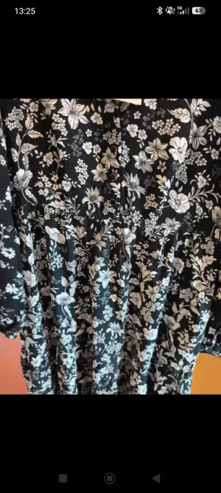 Vestido largo estampado floral Springfield