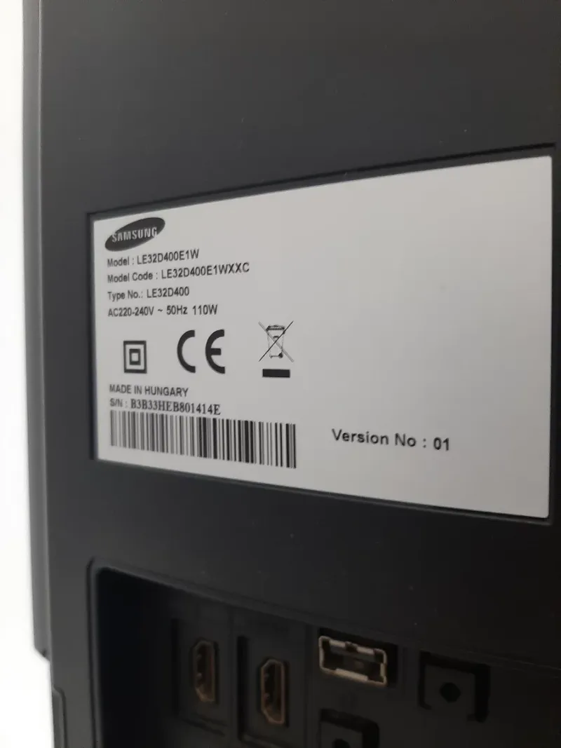 Televisor Samsung LED 32 Negro afbeelding 5