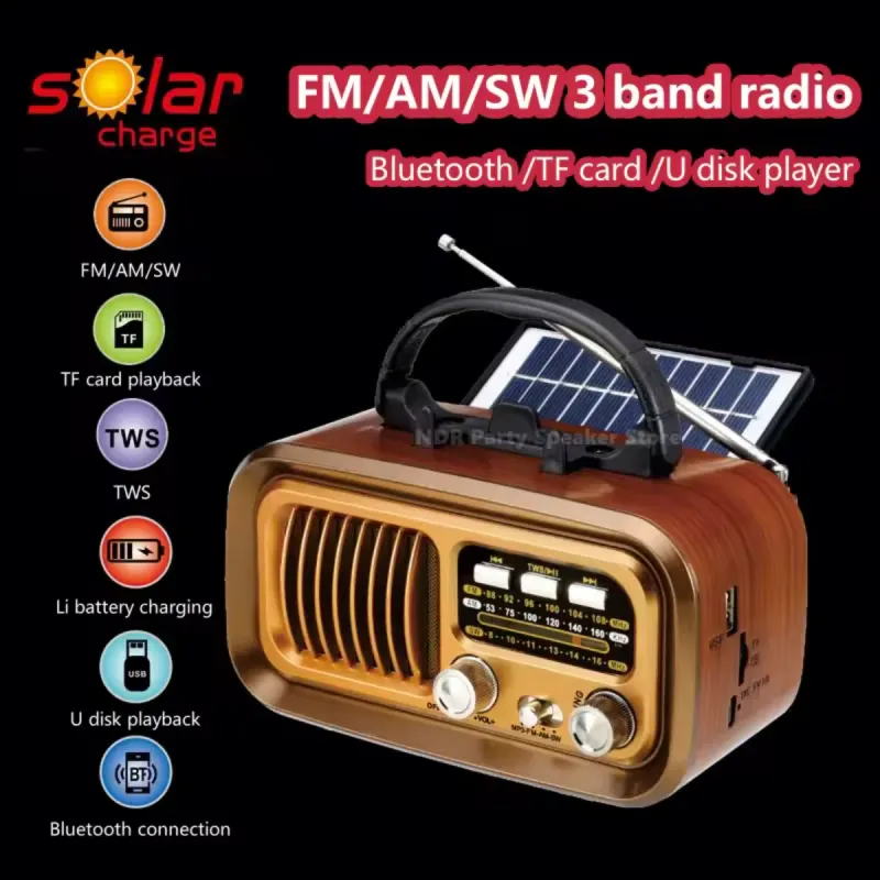 Radio R-68BTS Multifuncional Vintage afbeelding 3