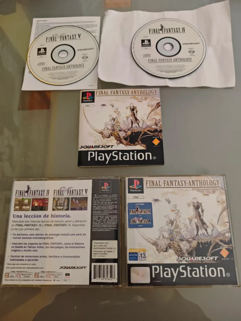 Final Fantasy Anthology PS1 (IV y V)