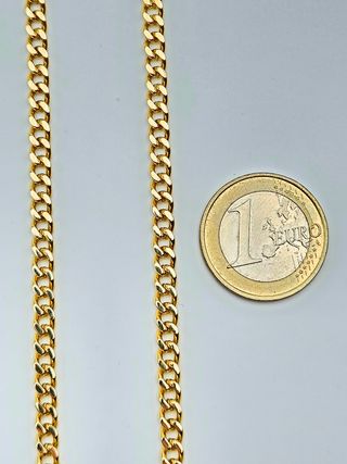 Cadena Cubana Oro Macizo 14K 38.8gr 78cm