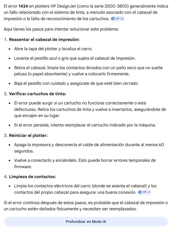 Impresora Epson Stylus Pro 3880 (ROTA) Error 1434 afbeelding 4