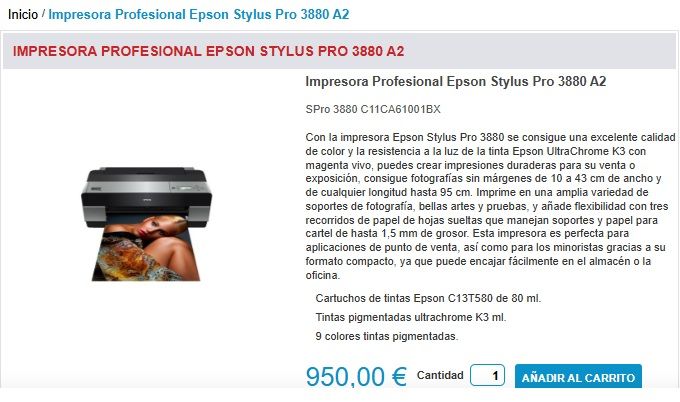 Impresora Epson Stylus Pro 3880 (ROTA) Error 1434 afbeelding 3