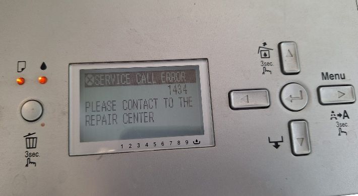 Impresora Epson Stylus Pro 3880 (ROTA) Error 1434 afbeelding 2