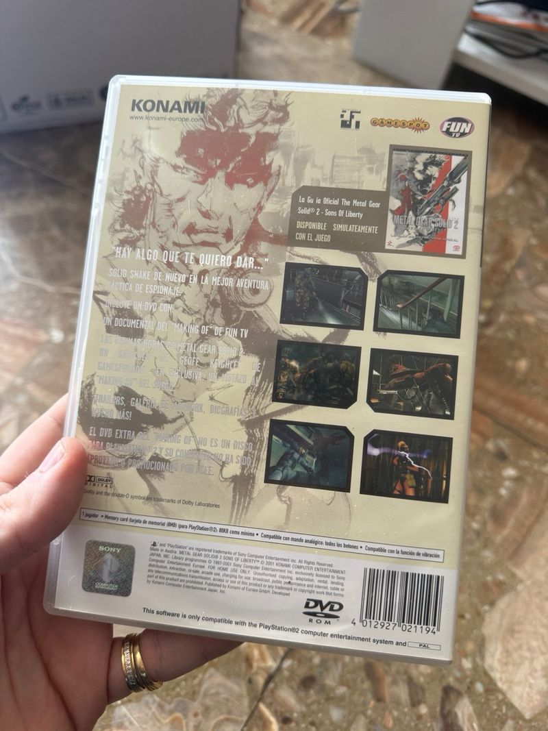 Metal Gear Solid 2: Sons of Liberty PS2 afbeelding 2