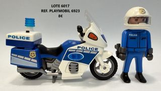 Lote 6017 Playmobil Ref. 6923 Moto de policía