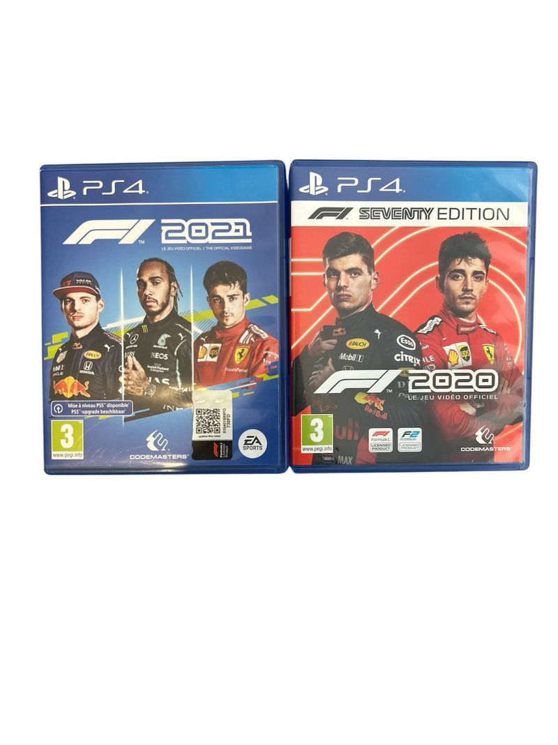 Pack Juegos PS4 F1 2020 y F1 2021