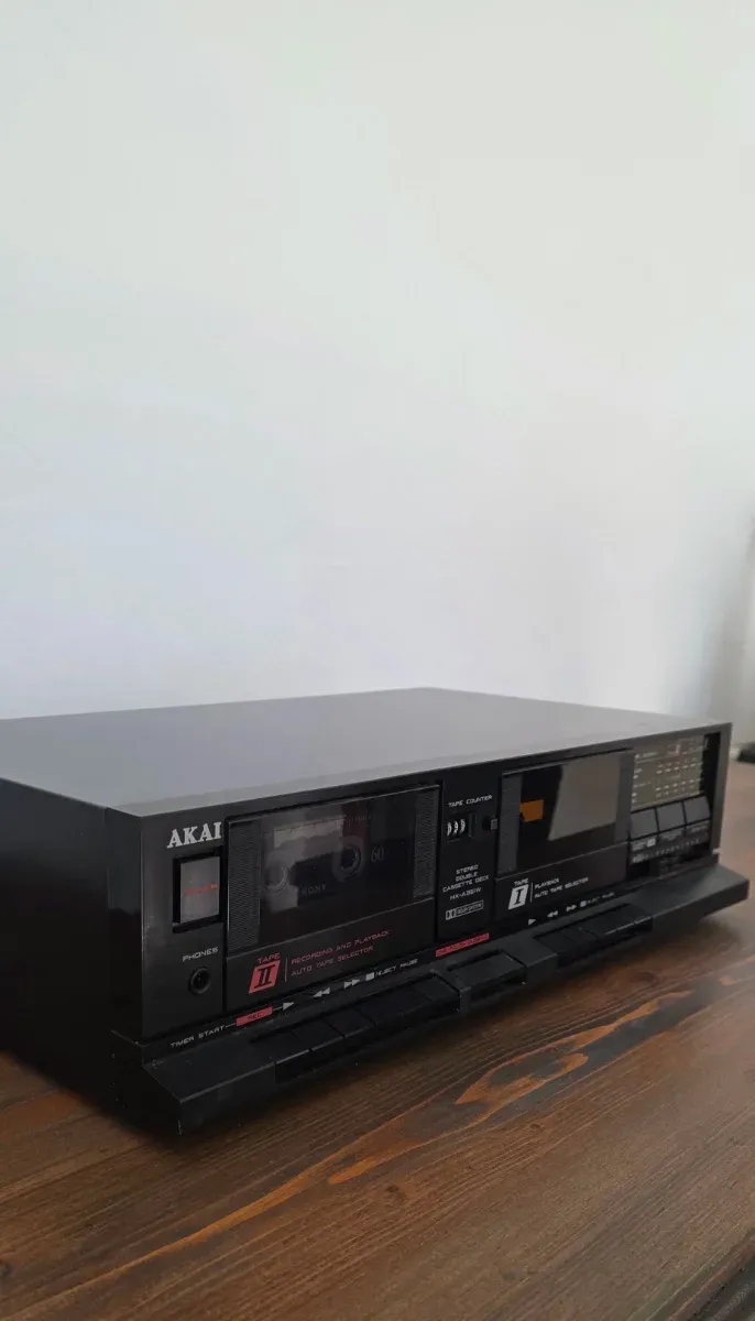 Reproductor de cassette estéreo doble Akai HX-A351W afbeelding 9