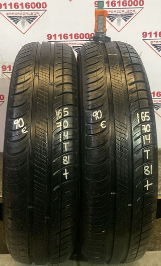 165 70 14 T MICHELIN RUEDA AL 90% VIDA UTIL