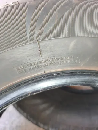 2 Neumáticos 195/70 R14 caravana remolque furgonet