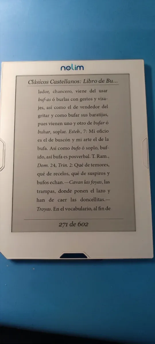 Libro electrónico NOLIM HD Blanco. COMO NUEVO. afbeelding 2