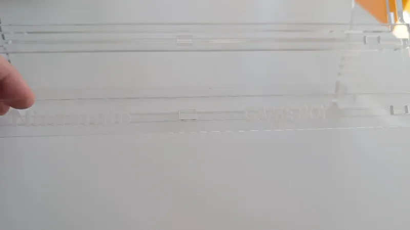 Estante expositor acrílico para Nintendo Gameboy afbeelding 3