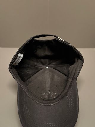 Gorra Celine Negra Logo Blanco