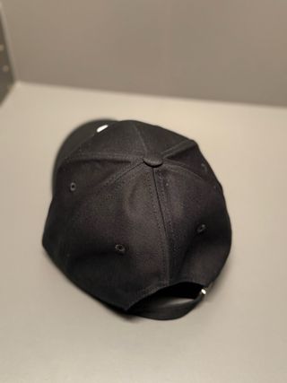 Gorra Celine Negra Logo Blanco