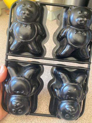 Molde bizcochos forma oso