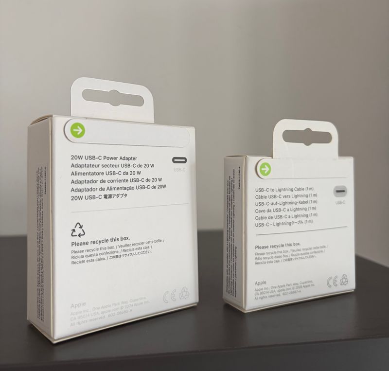 Nuevos cargadores Apple 20W + cable Lightning 1M afbeelding 2