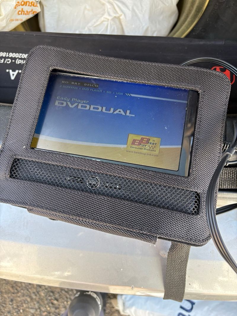 Reproductor DVD Portátil Dual Pantalla Coche afbeelding 2