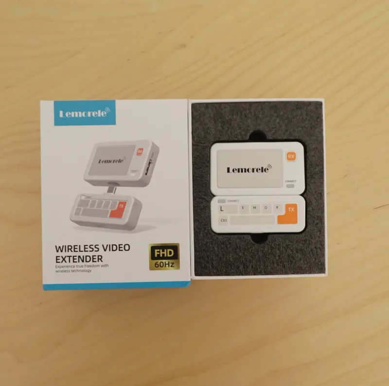 Adaptador Inalámbrico Video Lemorele RX TX