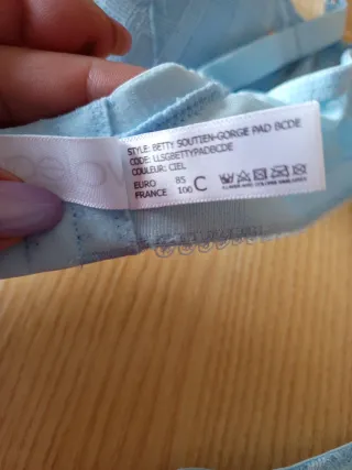 Completo intimo celeste