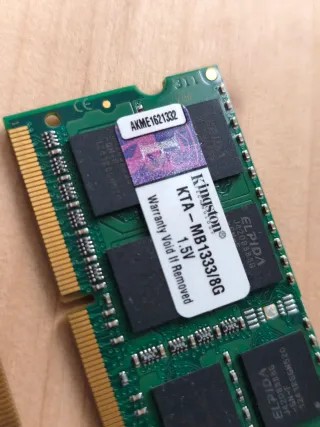 2x Módulos RAM Kingston 8GB DDR3 1333MHz