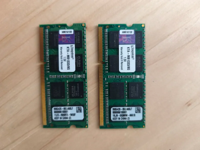 2x Módulos RAM Kingston 8GB DDR3 1333MHz afbeelding 7