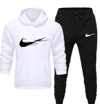 Conjunto Chándal Nike Azul y Negro Talla M