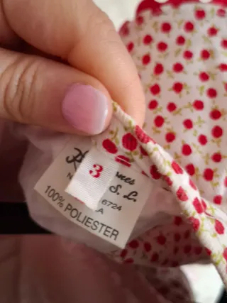 Traje de flamenca niña estampado.