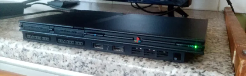 PlayStation 2 Slim Black + accesorios + juegos afbeelding 2