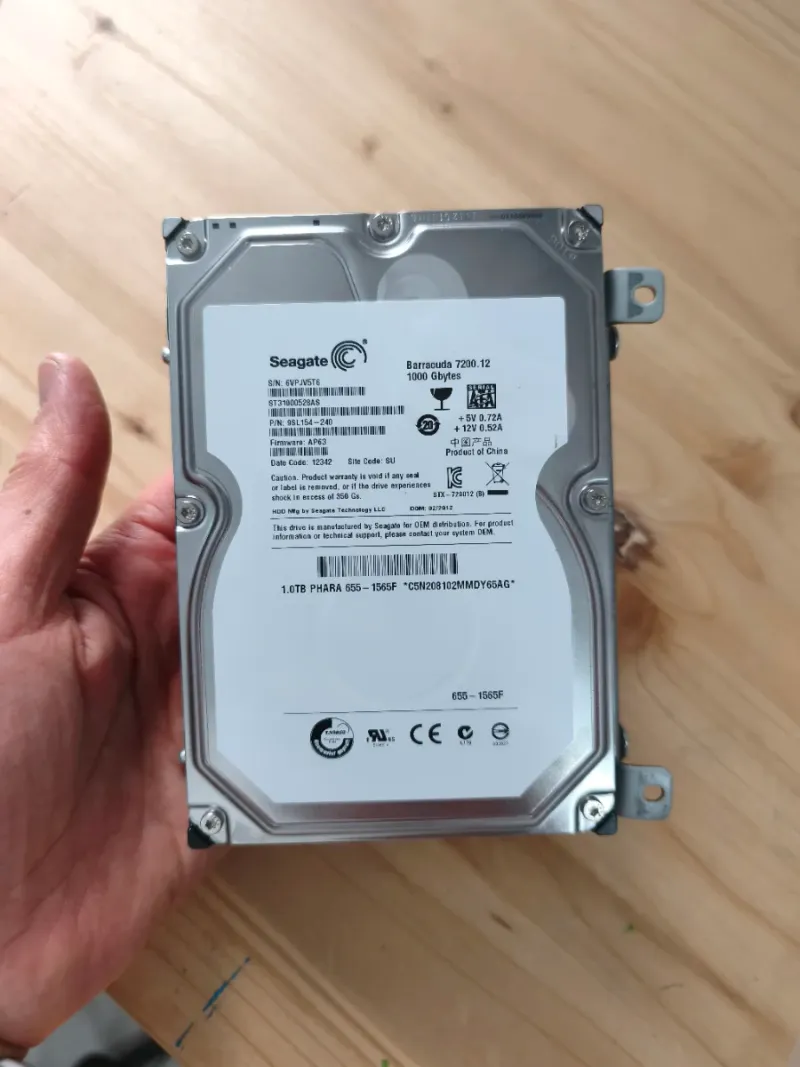 Disco Duro Seagate Barracuda 1TB afbeelding 4