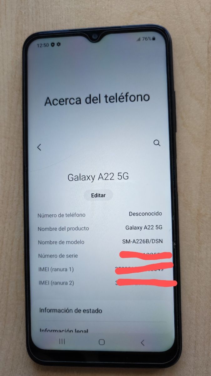 Samsung Galaxy A22 5G afbeelding 3