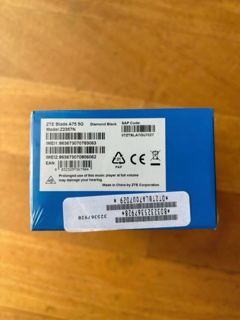 ZTE Blade A75 128GB Negro afbeelding 3