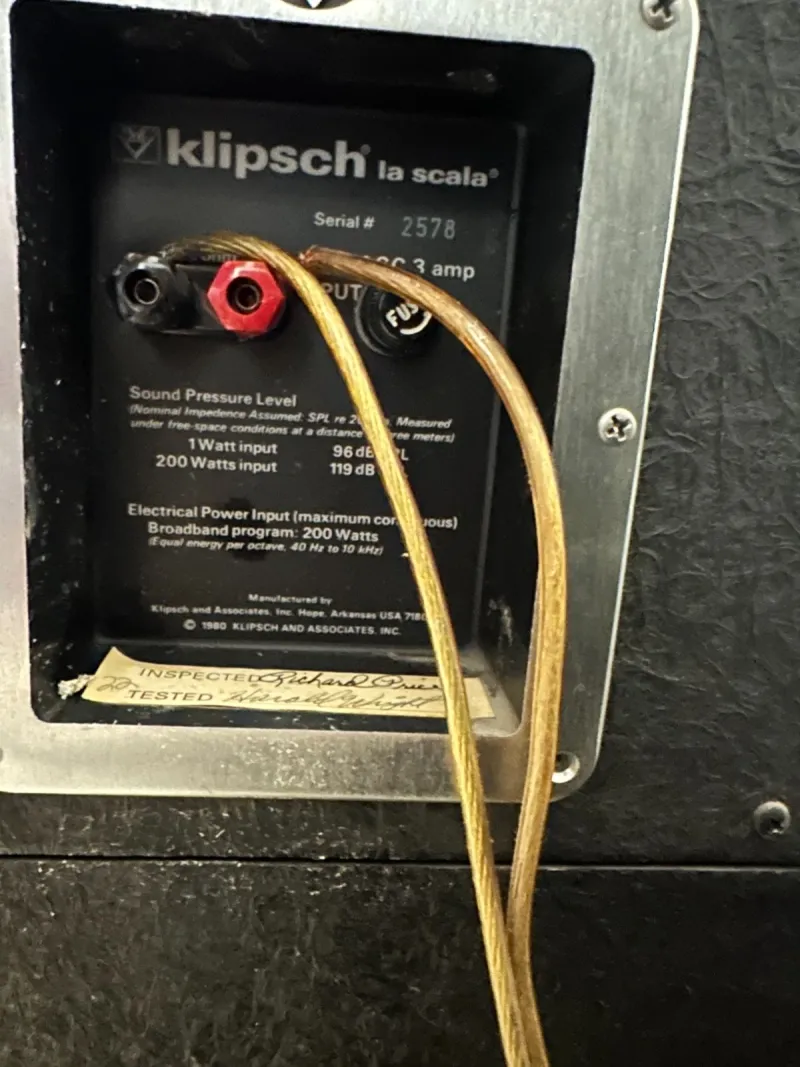 Pareja Altavoces Klipsch La Scala Vintage afbeelding 4