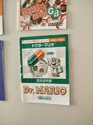 4 Manuales Juego Game Boy Japonés