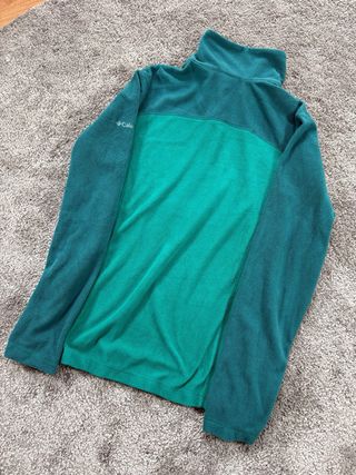 Columbia Polar 1/4 Cremallera Verde/Azul
