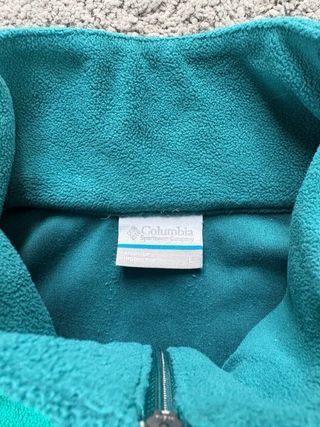 Columbia Polar 1/4 Cremallera Verde/Azul