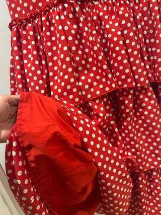 Vestido Flamenca Lunares Talla 44/46