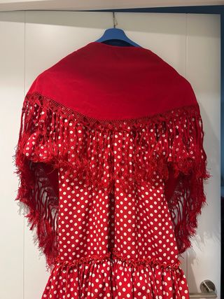 Vestido Flamenca Lunares Talla 44/46