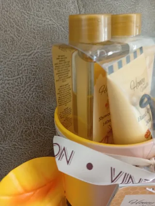 Set de baño Miel Vainilla