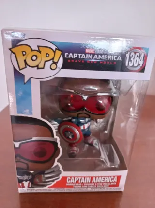Funko Pop Capitán América, Falcon y Red Hulk