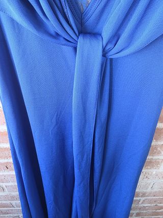 Vestido azul largo elegante