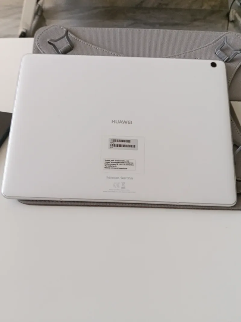 Tablet Huawei Blanca con Funda Gris afbeelding 4
