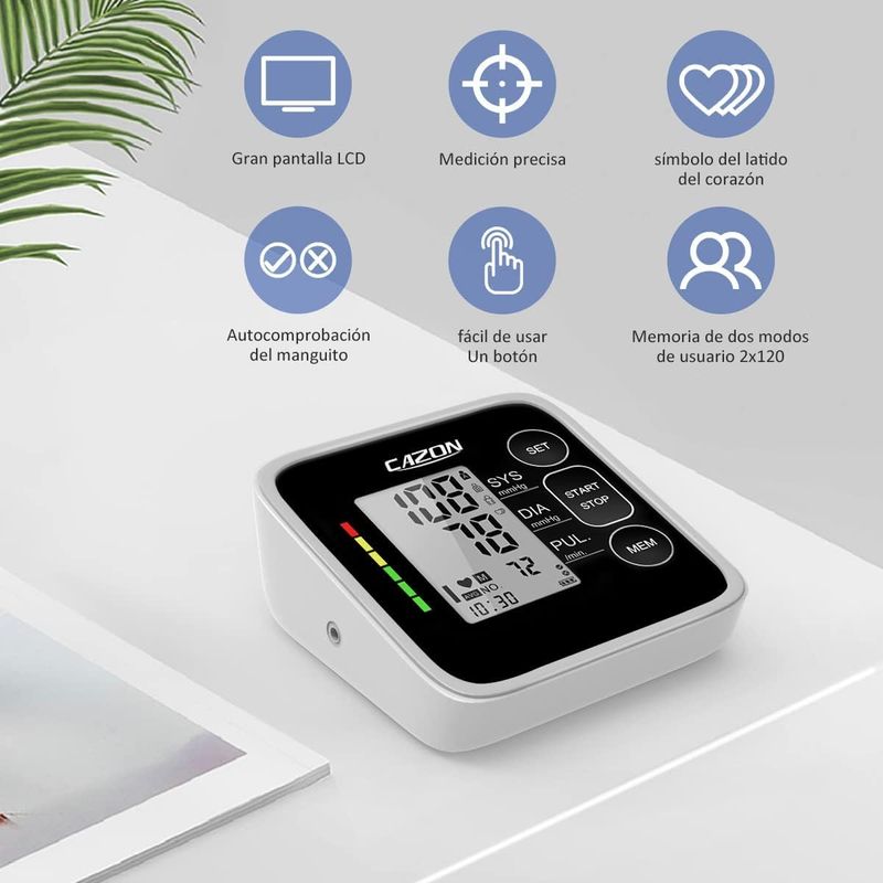 Tensiómetro CAZON Brazo Digital afbeelding 7